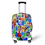 Rainbow Friends Luggage Cover Suitcase Waterproof Protector Anti-Dust Stretchable