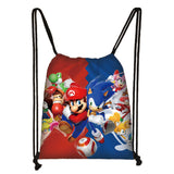 Sonic Drawstring Bag Sonic The Hedgedog 2 Large Storage Bag Ideal Present