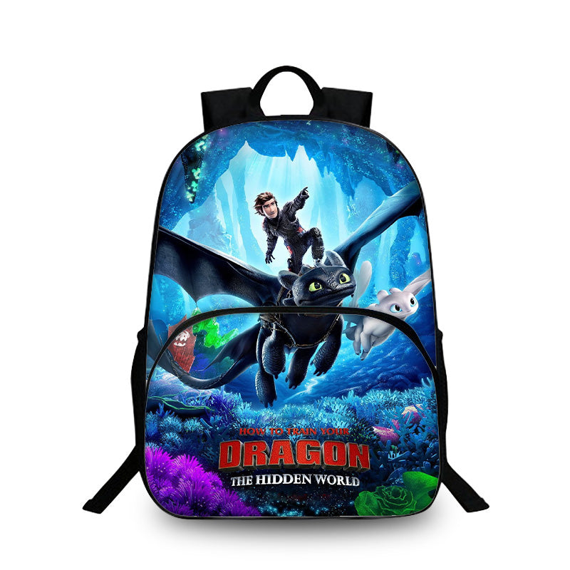 Children's backpacks Dragon The Hidden World 3D Backpacks for School 16 Inch