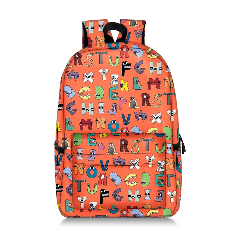 Cute Alphabet Kids Backpack Preschool Bookbags Kindergarten School Backpack