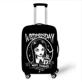 Wednesday Addams Luggage Cover Suitcase Waterproof Protector Anti-Dust Stretchable