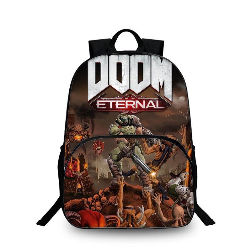 Doom Eternal Backpack for School  Book Bags for kids