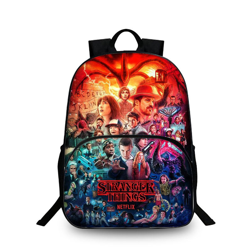 Stranger Things Backpack for School Cool Student Backpack 16in